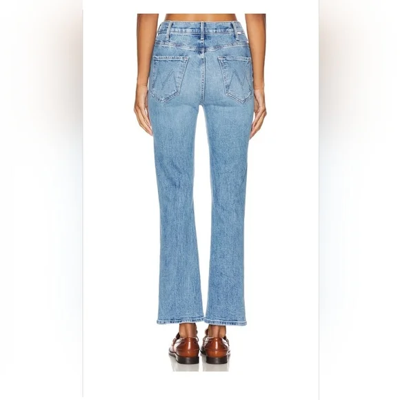 MOTHER Light Blue Flare Jeans - Picture 9 of 11